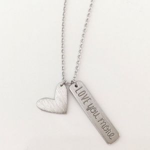 COPY - Love You More Necklace (Silver)